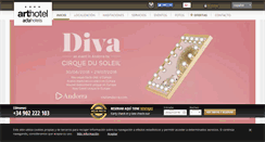 Desktop Screenshot of hotel-arthotelandorra.com